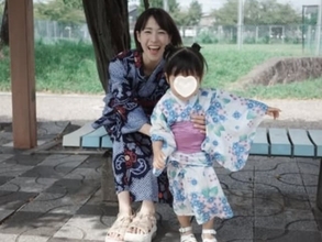 「周り気づいて騒ぎになりませんでしたか」鷲見玲奈、娘との浴衣ショットに「もうこんなに大きくなったの？」