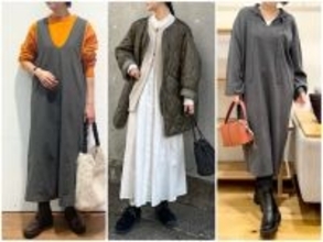一枚でサマ見えする“ワンピース”を着こなしたい！大人世代の「冬のおしゃれワンピコーデ」4選