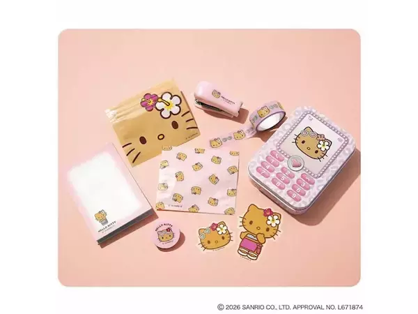 レオパード×ストーンで平成ギャルっぽい、日焼けキティの缶ケースが要チェック『sweet 2026年9月号』