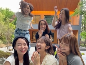 第3子妊娠中のくみっきー、美女な「20代からの友人達と初の子なし旅行」へ！ 「めちゃくちゃ楽しそう」