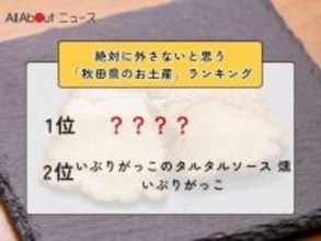 絶対に外さないと思う「秋田県のお土産」ランキング！ 「いぶりがっこのタルタルソース 燻」「いぶりがっこ」を抑えた1位は？