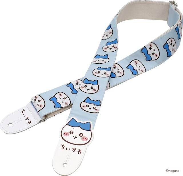 ちいかわがギターストラップに！ ハチワレ・うさぎも登場。バッグのショルダーストラップにも◎