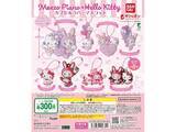 「300円で「ハローキティ×メゾピアノコラボ」が手に入る！ 2026年6月発売「ハローキティ×メゾピアノ カプセルラバーマスコット」全8種が見逃せない【最新ガチャ情報】」の画像1