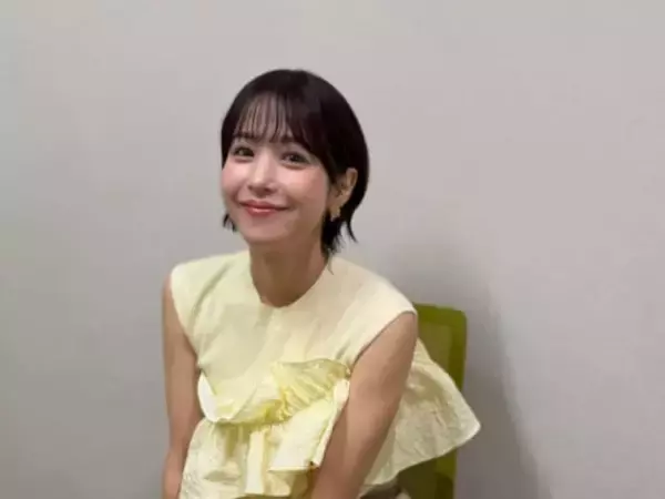 「ほんとに子持ちですか？」鷲見玲奈、ばっさりショートヘアに！ 「タイプすぎてどうしょう」「マジ似合う」