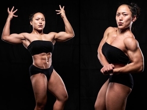「背中に鬼神が宿ってるやん」女子プロレスラー、圧巻の筋肉美に絶賛の声！ 「筋肉の無限城かよ」