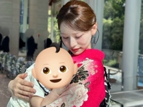 「トップクラスのアイドルが結婚式に」女性アイドル、“お姉ちゃんの結婚式へ” 着物姿で子どもを抱く！