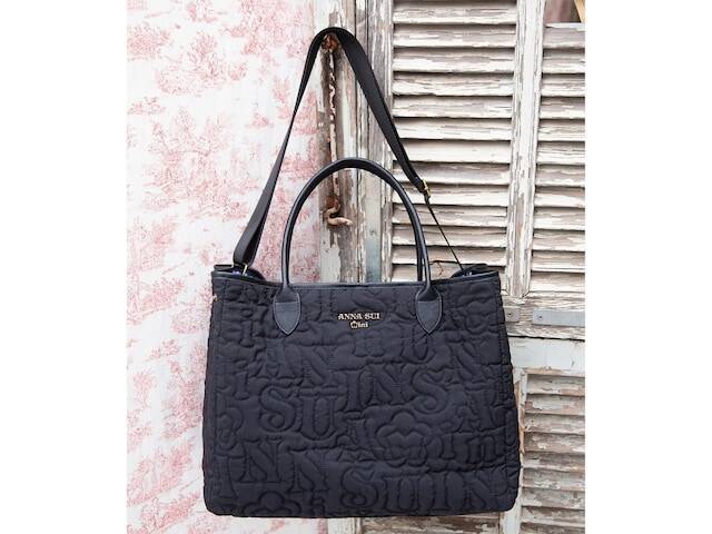 【付録】ANNA SUI mini 「トートバッグ」が付いてくる！ 『ANNA SUI mini リバーシブルで使えるロゴキルトなトートバッグBOOK』が6月5日発売