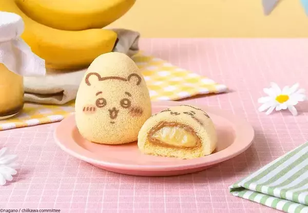 「【ちいかわ】「東京ばな奈」とのコラボ第2弾！ “むちゃうま”なクッキーサンド＆トートバッグ登場」の画像