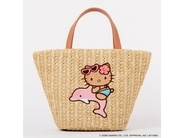 【付録】日焼けしたハローキティがかわいい「HELLO KITTY かごバッグ」が付いてくる！ 『HELLO KITTY かごバッグBOOK pink dolphin ver.』が6月25日発売