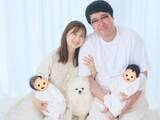 「「結婚4周年」マヂラブ村上の美人妻、双子との家族ショット公開「村上は思ってた以上に育児に積極的」」の画像1