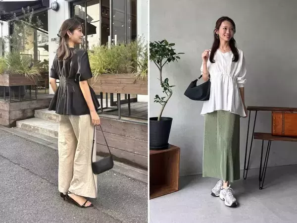 40代女性の体型カバーに◎ トレンドの「ペプラムトップス」を使った“映える”スタイル4選