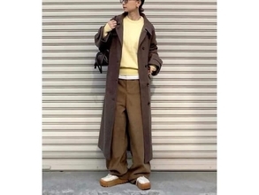 脱・マンネリ！ 春は「イエロー＆ブラウン」でこなれ見え！ 大人の「おしゃれカジュアル」コーデ