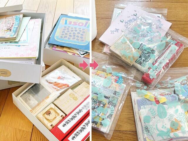 【無印良品】家族の思い出も自分の終活も1箱にすっきり！ かさばらない「メモリアルボックス」の作り方
