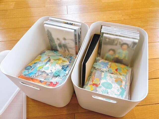 【無印良品】家族の思い出も自分の終活も1箱にすっきり！ かさばらない「メモリアルボックス」の作り方