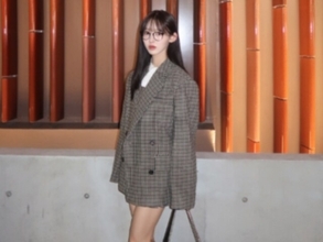 『今日好き』出演モデル、圧巻の美脚ショット公開「どタイプ。かわいすぎる」「天才的に似合いすぎてる」