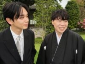 「人生初の結婚式」宮世琉弥、マネージャーの結婚式でスーツ姿披露「爆イケ」「ひたすらにかっこいい」