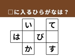 【クロスワードパズルクイズ】解けるとすっきり！ 空欄に共通する2文字は？ 植物にまつわる言葉がヒント