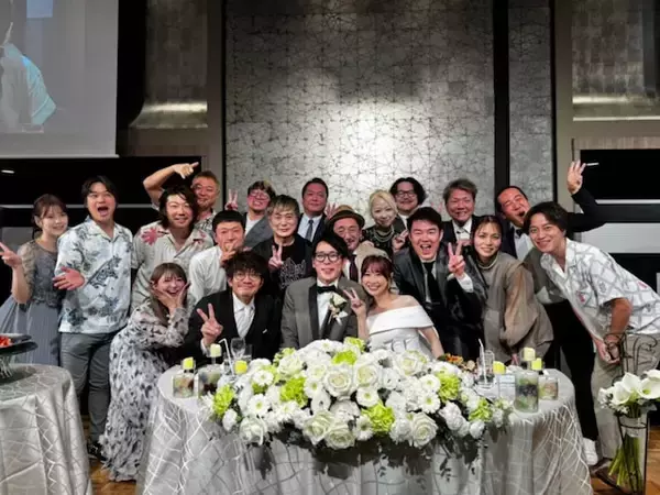 「加藤さん泣きすぎてる」カラテカ入江、元ザブングル松尾の結婚式に参列「顔隠さなくて大丈夫なのかな」