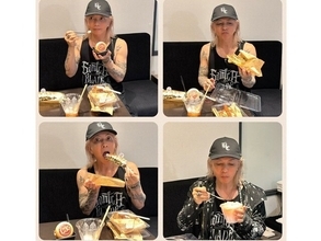 「かわい…」ラルク・hyde、“フェス飯”を豪快に食べる姿に「意外とたくさん食べるんだね！」「食レポww」の声