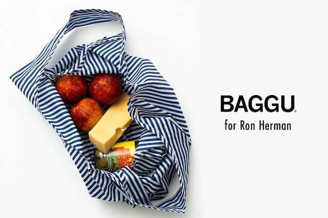 【ロンハーマン】9月19日から「BAGGU」コラボの特別なバッグが登場。上品なロンドンストライプ柄