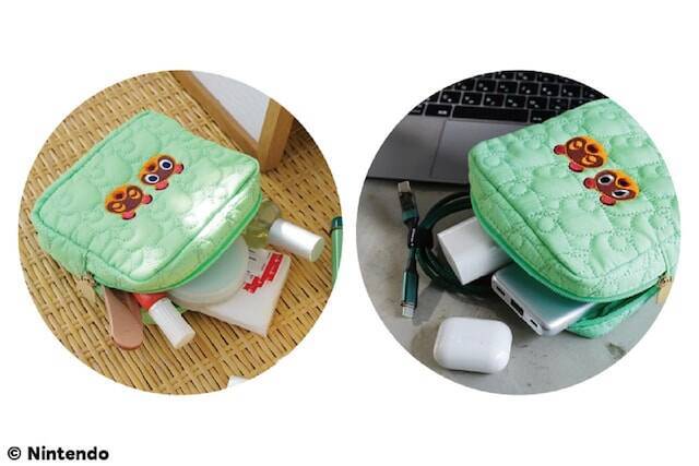 【本日発売】まめきち＆つぶきちの刺しゅうがかわいい「葉っぱ柄キルティングポーチ」が付いてくる！ 『あつまれ どうぶつの森 持ち歩きに便利な葉っぱ柄キルティングデイリーポーチ SPECIAL BOOK』が7月17日発売