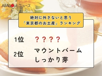 絶対に外さないと思う「東京都のお土産」ランキング！ 2位「マウントバーム しっかり芽」を抑えた1位は？【2026年調査】