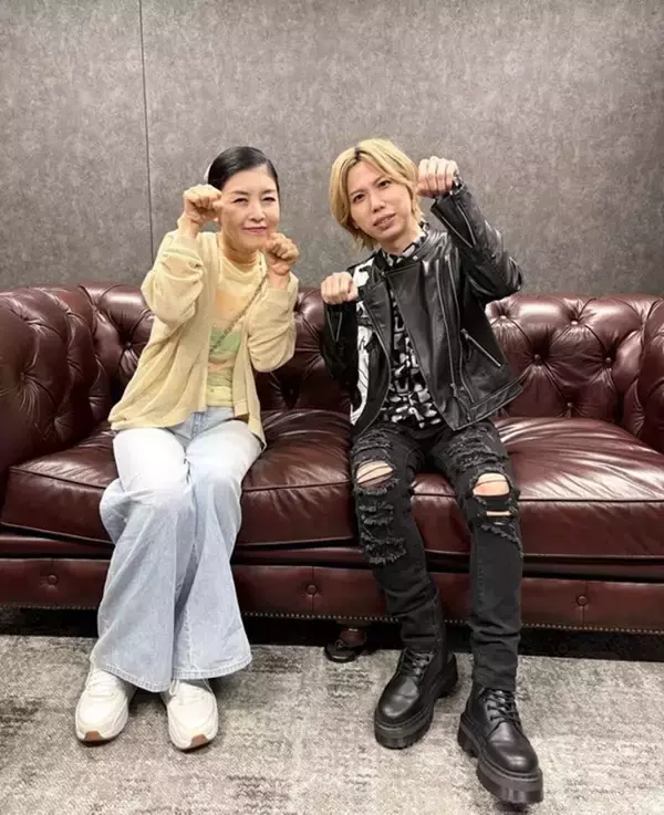 藤あや子、ヒゲダン小笹大輔との2ショット公開「大ちゃんのギターはまさに神でした」