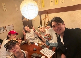 川崎麻世、王林やSE7ENらと稽古後に親睦会へ「俺はノンアルコール」