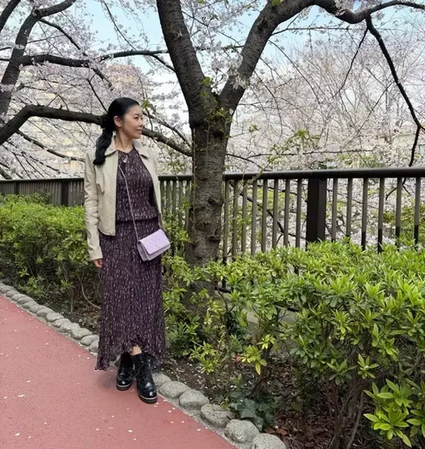 藤あや子、満開の桜と豪華ランチを満喫「食材が素晴らしくて盛り付けも美しい」