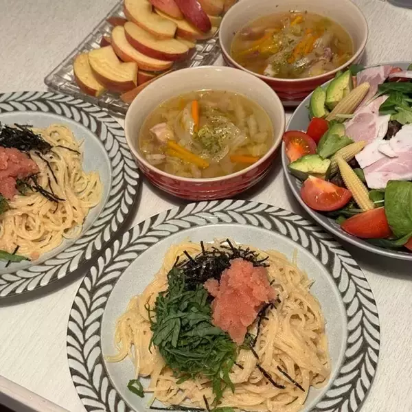 料理研究家・桜井奈々、息子のリクエストで夕食を準備「喜んでもらえてよかった」