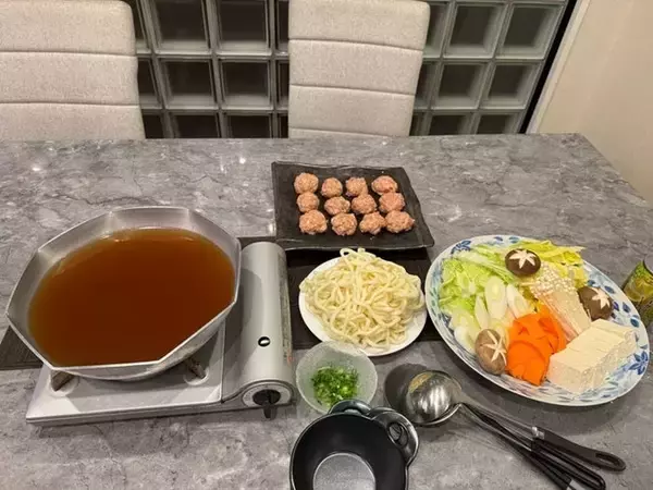 堀ちえみ、娘のリクエストに応え夕食に鶏団子鍋「寒い夜には特に美味しい」