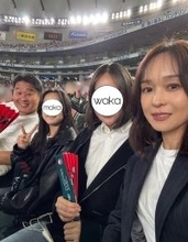 花田虎上の妻、家族揃って東京ドームでWBC観戦「選手のみなさんの集中力と気迫に大興奮！」