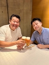 花田虎上、息子と何年ぶりかの食事で豪華中華を堪能「凄い食欲」