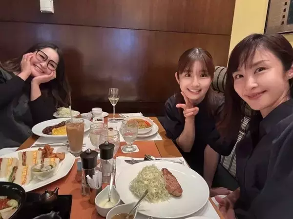 小倉優子、押切もえ＆ギャル曽根とのランチ会を報告「ずっと爆笑していました」