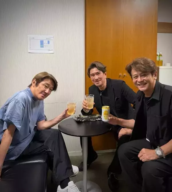 川崎麻世、近藤真彦のライブ鑑賞後に楽屋で乾杯「一気にあの頃に戻れるからね」