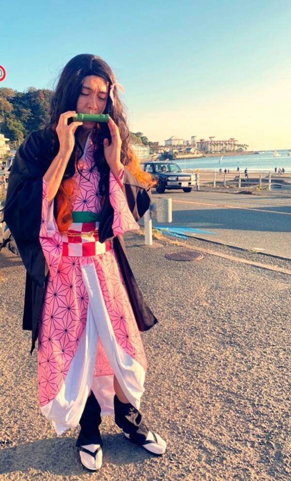 宮崎謙介 妻 金子恵美と 鬼滅の刃 のコスプレ姿 鬼殺隊に入れてもらおう 2020年12月29日 エキサイトニュース