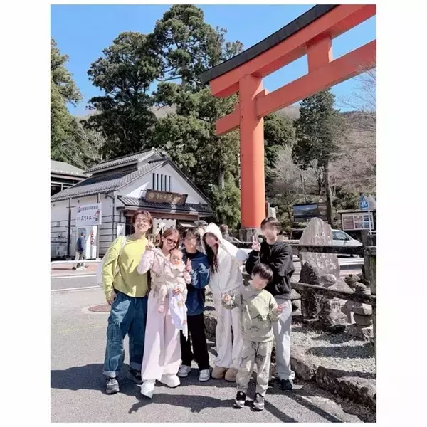 辻希美、7人家族で初の箱根旅行へ「たぁくんのプランは完璧でした」