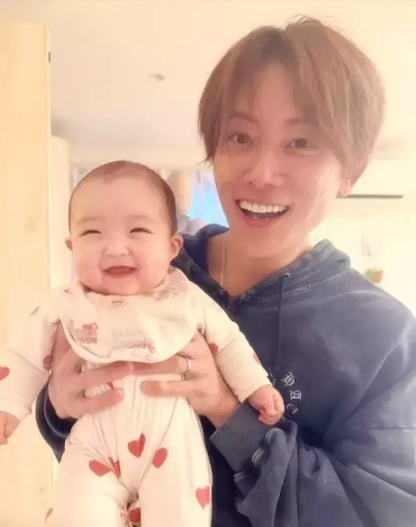 杉浦太陽、長女・希空が撮影した次女との2ショットを公開「最高の笑顔」