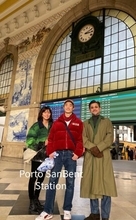三浦りさ子、夫・カズと長男・りょう太とのポルトガルでの3ショット「画になる」「貴重なお写真」の声