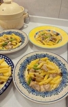 小倉優子、次男と一緒に作った手料理を公開「『明日も食べたい！』と好評でした」