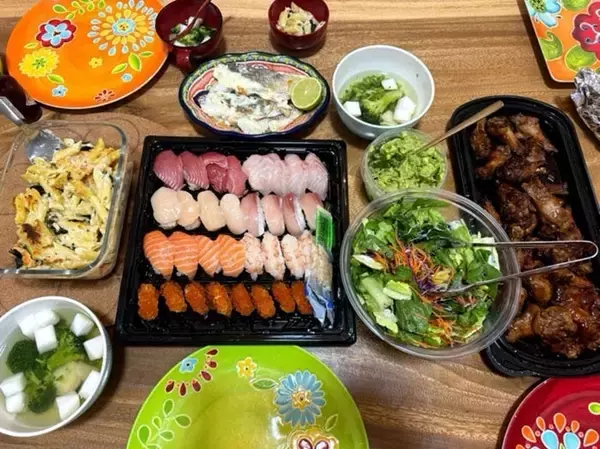 北斗晶、遊びに来た孫らと一緒に食べた夕食を公開「仕事から帰って直ぐにコストコにGO」