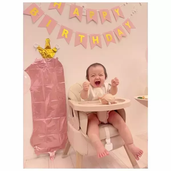 辻希美、1歳迎えた次女の誕生日を祝福「毎日沢山の幸せと笑顔を本当にありがとう」