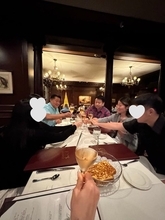 花田虎上、ハワイで三女の彼氏も交えディナーへ「大人数なので更に賑やかで楽しかったです」