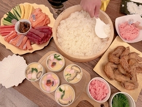 辻希美、米を7合炊いた節分の日の夕食を公開「好きな具材を巻いて」