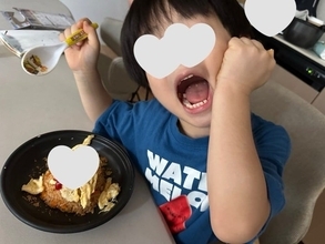 あいのり・桃、失敗した手料理を喜ぶ息子たちへ感謝「お店のようなオムライスじゃないのに喜んでくれてありがとう」
