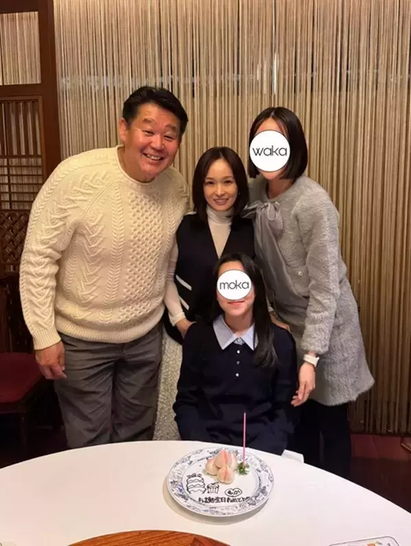 花田虎上の妻、インフルエンザから回復した次女の誕生日を祝福「生まれてきてくれてありがとう」