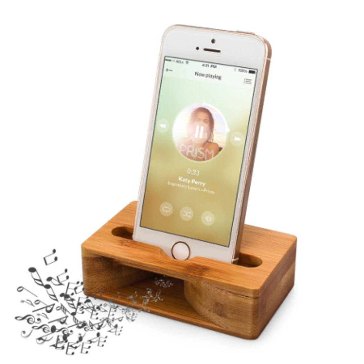 竹でできたスマホスタンドが1 000円程度で スマホの音を自然に増幅 18年2月3日 エキサイトニュース