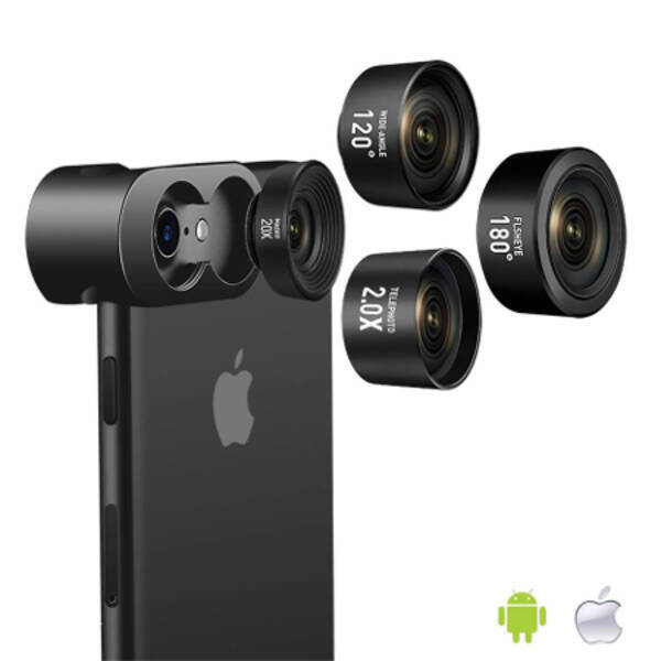 これでスマホを一眼レフに クリップ式でいろんなスマホに使えるスマホカメラ用レンズ 18年9月14日 エキサイトニュース