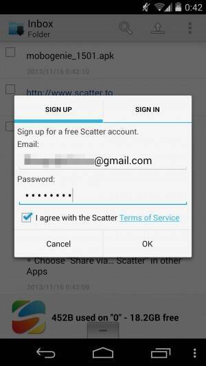 無料で使えるwindows Android間のクリップボード 文章 画像 転送アプリ Scatter 13年11月16日 エキサイトニュース