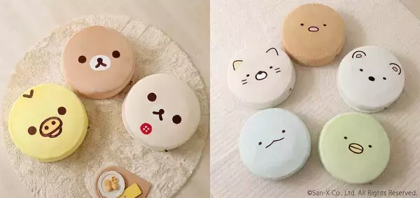 【リラックマ＆すみっコぐらし】もっちり丸いフロアクッション！